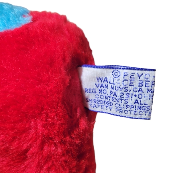 Vintage 1981 Papa Smurf Plush Stuffed Toy Peyo Wallace Berrie & Co. 8". - Picture 3 of 5